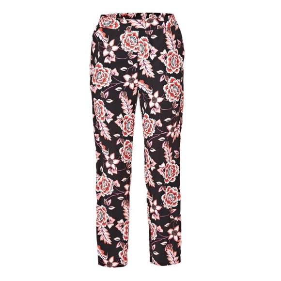 NWT Guess Floral Print Cigarette Pants Trousers - Picture 4 of 11